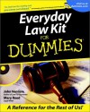 Everyday Law Kit for Dummies [With CDROM] - John Ventura, Mary Reed