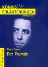 Der Fremde/Der Fall. Erläuterungen & Materialien (Lernmaterialien) - Albert Camus, Reiner Poppe