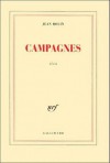 Campagnes: Récit - Jean Rolin