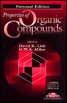 Properties Organic Compounds: Personal Edition [With CDROM] - David R. Lide, G.W.A. Milne