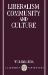 Liberalism, Community, and Culture - Will Kymlicka