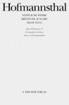 Sämtliche Werke, Kritische Ausg., 38 Bde., Bd.25/2, Operndichtungen 3.2, Die aegyptische Helena; Opern- und Singspielpläne. - Hugo von Hofmannsthal, Ingeborg [Hrsg.] Beyer-Ahlert