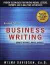 Business Writing: What Works, What Won't - Wilma Davidson, Janet Emig