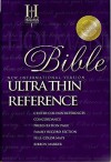Holy Bible: New International Version -Ultrathin -Reference Edition : Genuine Leather - Burgundy - Anonymous
