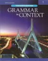 Grammar in Context 1 Teacher's Edition, 5th Edition - Sandra N. Elbaum