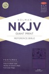 NKJV Giant Print Reference Bible, Purple LeatherTouch - Holman Bible Publisher