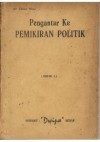 Pengantar ke Pemikiran Politik (Book, #1) - Deliar Noer