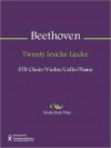 Twenty Irsiche Lieder - Ludwig van Beethoven