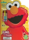 Sesame Street Elmo & Friends: Super Fun Book to Color [With Crayons] - Dalmatian Press