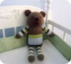 Pocket Bear Knit Pattern - Amy Gaines