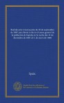 Real decreto é instrucción de 20 de septiembre de 1887 para llevar á efecto el censo general de la población de España en la noche des 31 de diciembre de 1887 al 1. de enero de 1888 (Spanish Edition) - Spain.