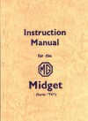 MG Midget TC Instruction Manual - Brooklands Books Ltd