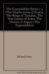 The Expendables Series 1-4 (The Deathworms of Kratos, The Rings of Tantalus, The War Games of Zelos, The Venom of Argus) (The Expendables) - Richard Avery