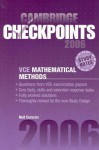 Cambridge Checkpoints Vce Mathematical Methods 2006 - Neil Duncan