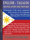 English - Tagalog Translation Dictionary and Phrasebook - Translation Readers