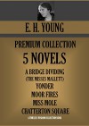 E.H.YOUNG PREMIUM COLLECTION 5 BOOKS. A Bridge Dividing (The Misses Mallett); Yonder; Moor Fires; Miss Mole; Chatterton Square (Timeless Wisdom Collection Book 1580) - E.H. YOUNG