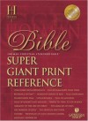 HCSB Super Giant Print Reference Bible, Burgundy Imitation Leather Indexed - Holman Bible Publisher