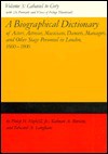 A Biographical Dictionary of Actors, Volume 3, Cabanel to Cory: Actresses, Musicians, Dancers, Managers, and Other Stage Personnel in London, 1660-1800 - Philip H. Highfill, Kalman A. Burnim, Edward A. Langhans