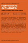 Festivalisierung Der Stadtpolitik: Stadtentwicklung Durch Grosse Projekte - Walter Siebel, Hartmut Häussermann