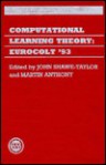 Computational Learning Theory: Eurocolt '93 - John Shawe-Taylor