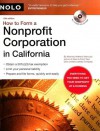 How to Form a Nonprofit Corporation in California [With CDROM] - Anthony Mancuso