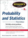 Schaum's Outline of Probability and Statistics, 3rd Ed. (Schaum's Outline Series) - Murray R. Spiegel, John Schiller, R. Alu Srinivasan