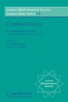 Combinatorics - T. P. McDonough, V. C. Mavron, J.W.S. Cassels