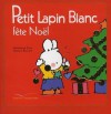 Petit lapin blanc fête Noël - Fabienne Boisnard