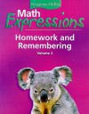 Math Expressions Homework and Remembering, Volume 2 - Karen C. Fuson