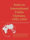 Index to International Public Opinion, 1992-1993 - Elizabeth Hann Hastings, Philip K. Hastings