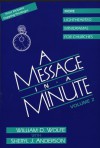 A Message in a Minute: More Lighthearted Minidramas for Churches - William D. Wolfe, Sheryl J. Anderson