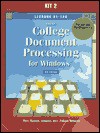 Gregg College Document Processing for Windows: Lessons 61-120 for Use With Wordperfect 7.0 - Scot Ober, Jack E. Johnson, Robert N. Hanson