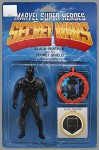 Secret Wars Battleworld #1 (0f 4) Black Panther Action Figure Variant - Joshua Williamson, Ed Brisson, Mike Henderson, Scott Hepburn, John Tyler Christopher