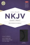 NKJV Giant Print Reference Bible, Charcoal LeatherTouch - Holman Bible Publisher