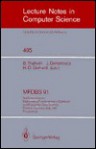 Mfdbs 91: 3rd Symposium On Mathematical Fundamentals Of Database And Knowledge Base Systems, Rostock, Germany, May 6 9, 1991: Proceedings - B. Thalheim, J. Demetrovics