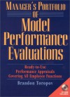 Manager's Portfolio Of Model Performance Evaluations: Ready To Use Performance Appraisals Covering All Employee Functions - Brandon Yusuf Toropov