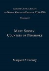 Ashgate Critical Essays on Women Writers in England, 1550-1700: Mary Sidney - Margaret P. Hannay