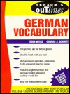 Schaum's Outline of German Vocabulary - Edda Weiss, Conrad J. Schmitt