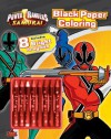 Power Rangers Samurai: Black Paper Coloring Book (With Crayons) - Parragon Books