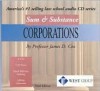 Cox's Sum And Substance Audio Set on Corporations (Sum and Substance) - James D. Cox