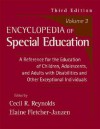 Encyclopedia of Special Education, Vol. 3 (2nd Edition) (Volume 3) - Cecil R. Reynolds, Elaine Fletcher-Janzen