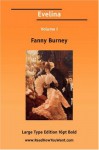 Evelina Volume I (Large Print) - Fanny Burney