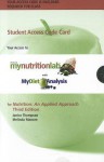 Nutrition Student Access Code Card: An Applied Approach - Janice Thompson, Melinda Manore