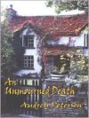 An Unmourned Death - Audrey Peterson