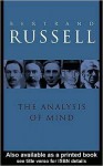 Analysis of Mind - Bertrand Russell