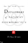 An Introductory Dictionary of Lacanian Psychoanalysis - Dylan Evans