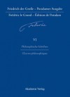 Philosophische Schriften - Oeuvres Philosophiques - Anne Baillot, Brunhilde Wehinger