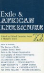 Exile and African Literature (African Literature Today (ALT)) - Eldred Durosimi Jones, Marjorie Jones