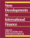 New Developments In International Finance - Joel M. Stern