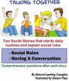 Social Story -Social Rules and Having a Conversation (Talking Together Social Stories) - Natural Learning Concepts, Jene Aviram, Genaro Paez